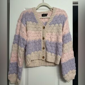 Vici Warm Fuzzies Knit Cardigan size ExSmall